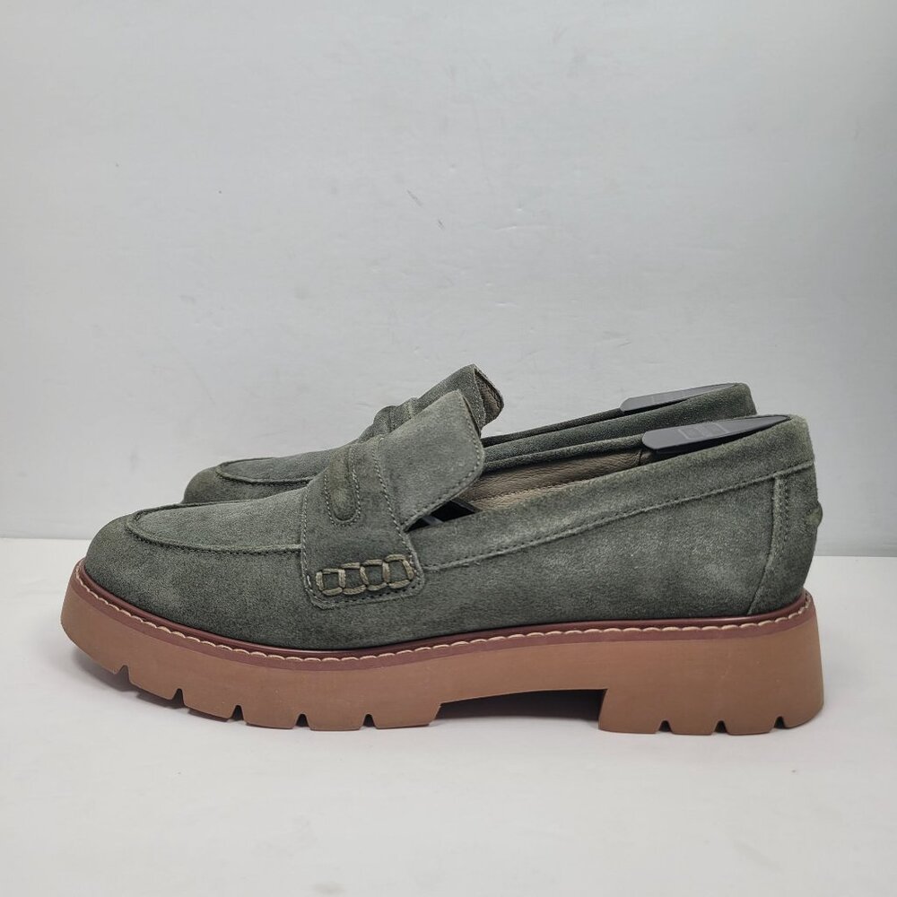 Sanctuary Westside 2.0 Women's Olive Green Leather Loafers US Size 9M - Picture 2 of 8